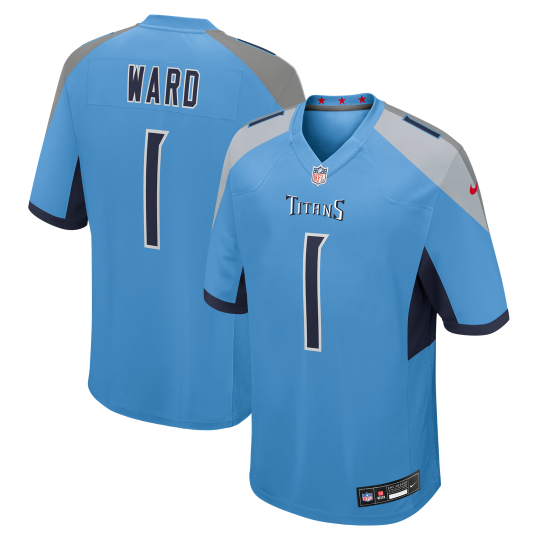 Cameron Ward Tennessee Titans Nike Team Game Jersey - Light Blue Official NFL Team Apparel Football Fan Gear