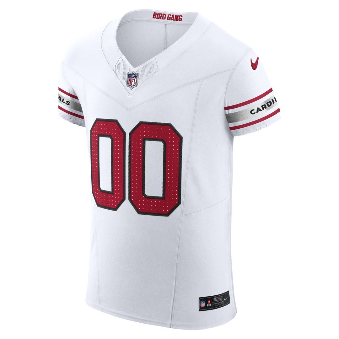 Arizona Cardinals Nike Vapor F.U.S.E. Elite Custom Jersey - White Official NFL Team Apparel Football Fan Gear