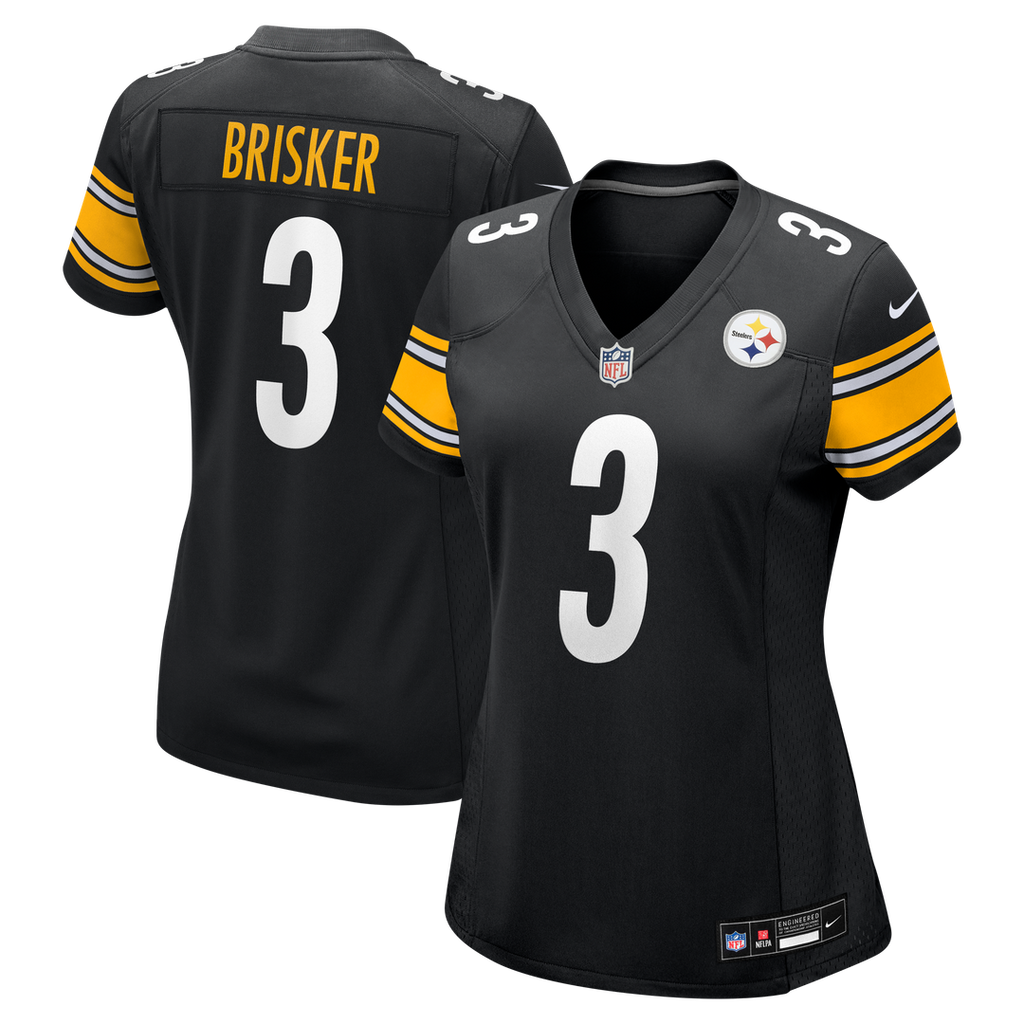 Jaquan Brisker Pittsburgh Steelers Nike Women's Team Game Jersey - Black Official NFL Team Apparel Football Fan Gear