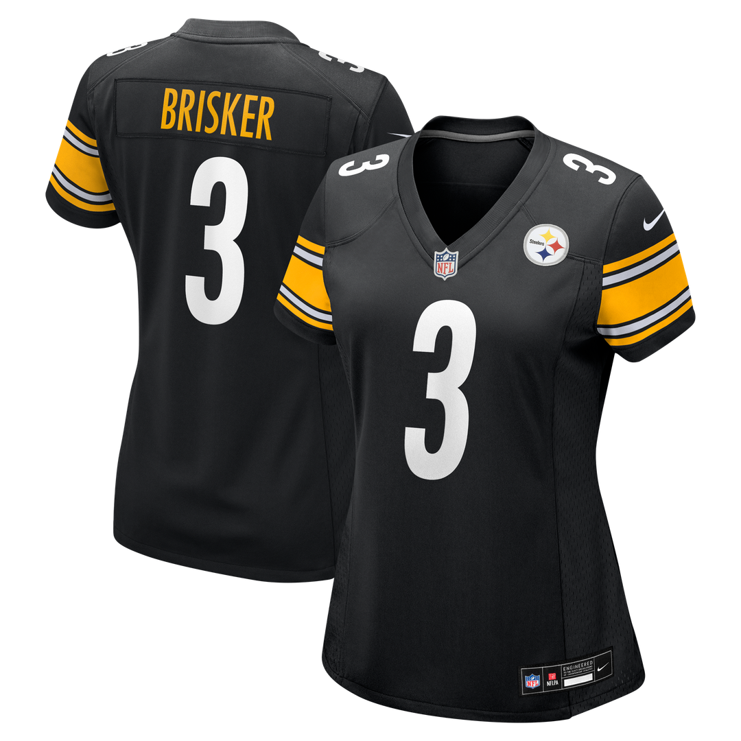 Jaquan Brisker Pittsburgh Steelers Nike Women's Team Game Jersey - Black Official NFL Team Apparel Football Fan Gear