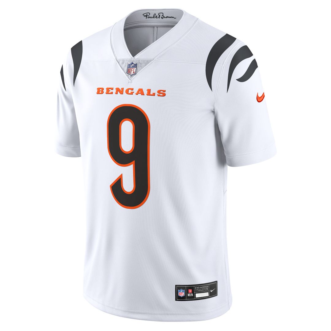 Joe Burrow Cincinnati Bengals Nike Vapor Untouchable Limited Jersey - White Official NFL Team Apparel Football Fan Gear