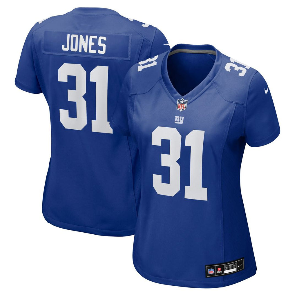 Nic Jones New York Giants Nike Women's Team Game Jersey - Royal Official NFL Team Apparel Football Fan Gear