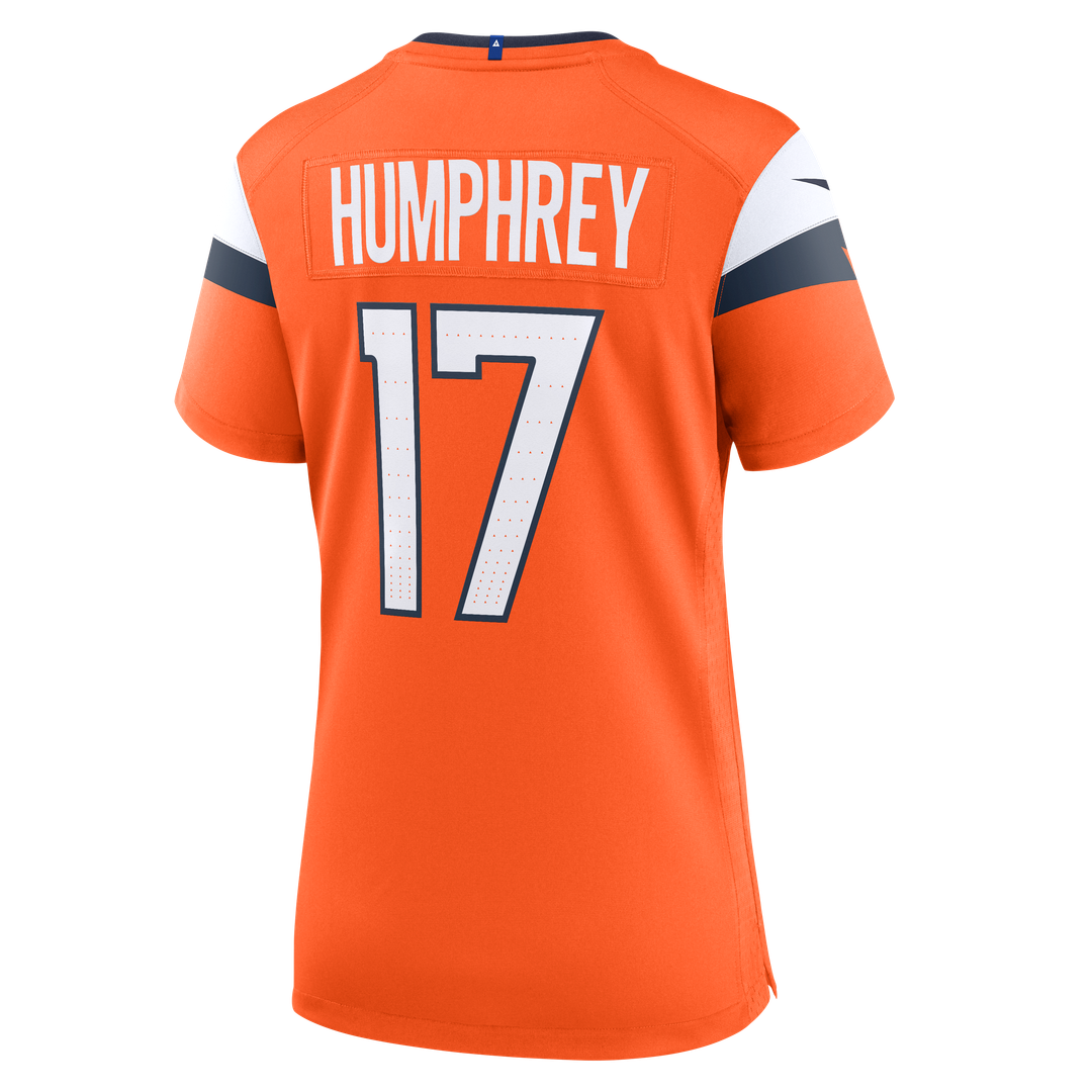 Lil'Jordan Humphrey Denver Broncos Nike Women's Team Game Jersey - Orange Official NFL Team Apparel Football Fan Gear