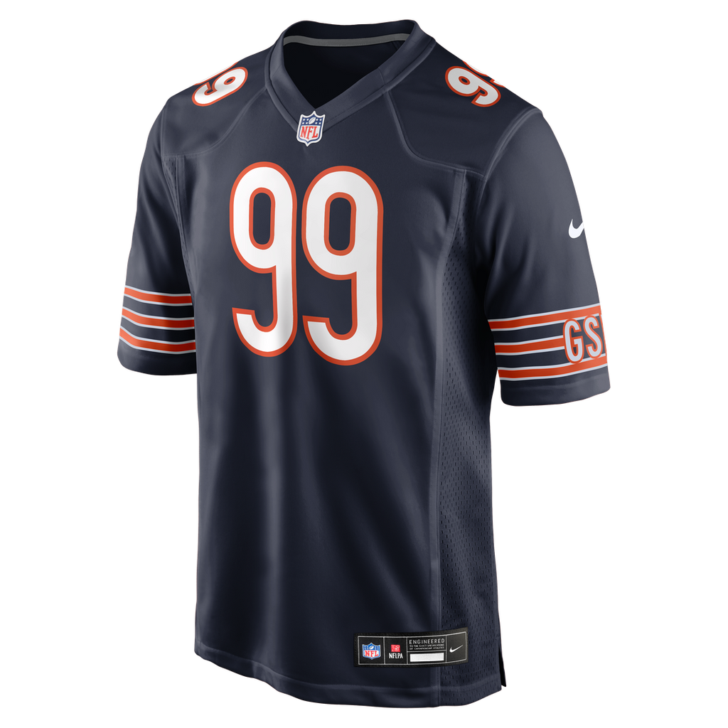 Gervon Dexter Sr Chicago Bears Nike Team Game Jersey - Navy Official NFL Team Apparel Football Fan Gear