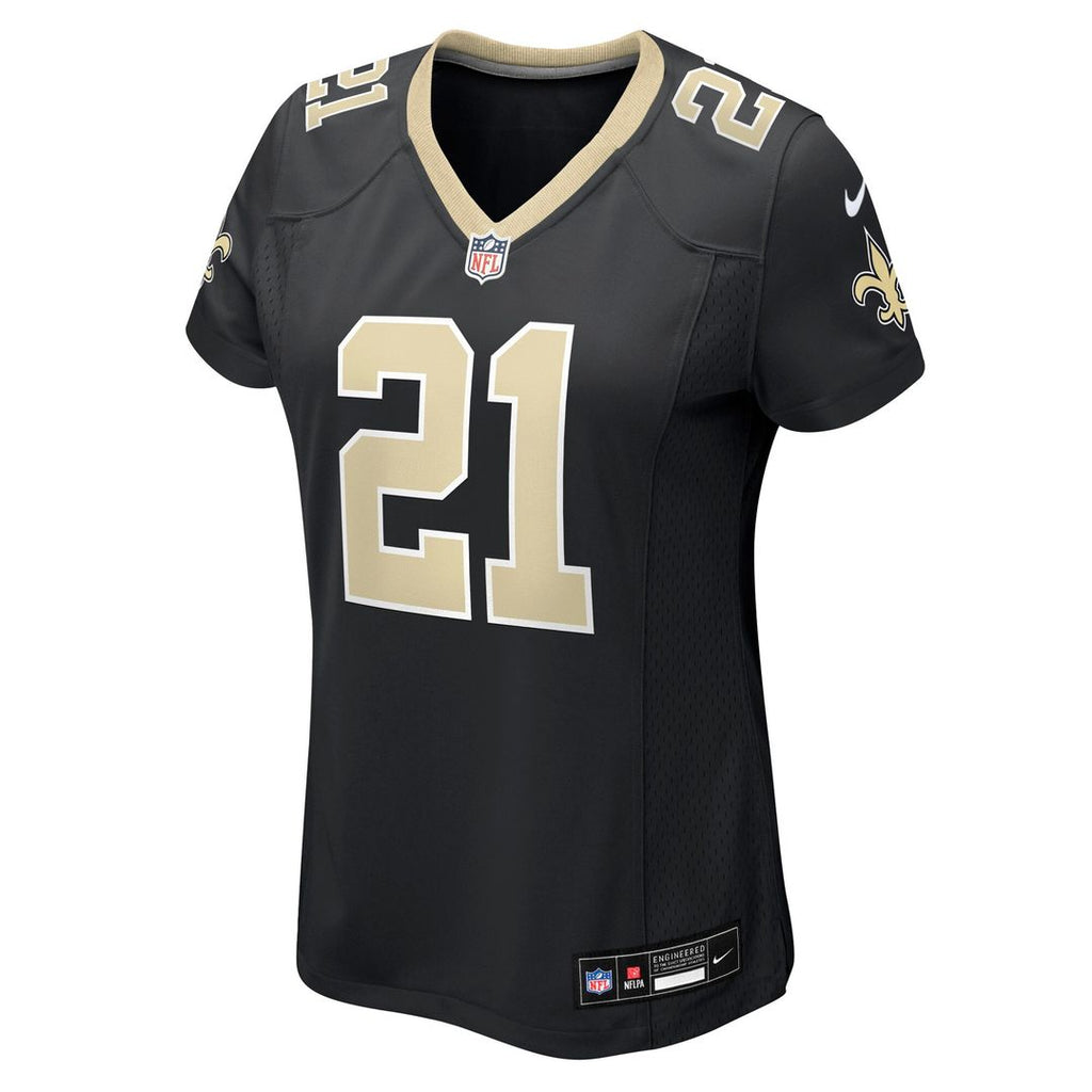 Justin Reid New Orleans Saints Nike Women's Team Game Jersey - Black Official NFL Team Apparel Football Fan Gear