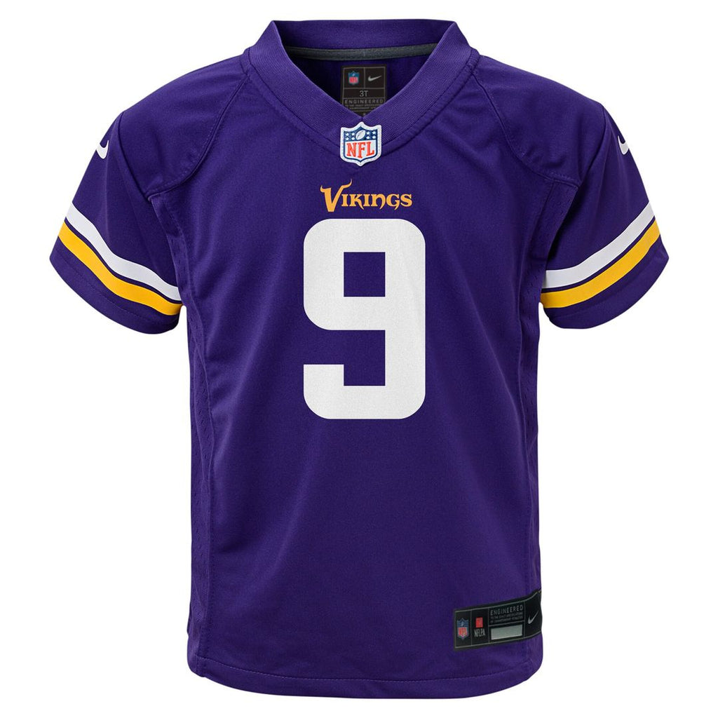 J.J. McCarthy Minnesota Vikings Nike Toddler Game Jersey - Purple Official NFL Team Apparel Football Fan Gear