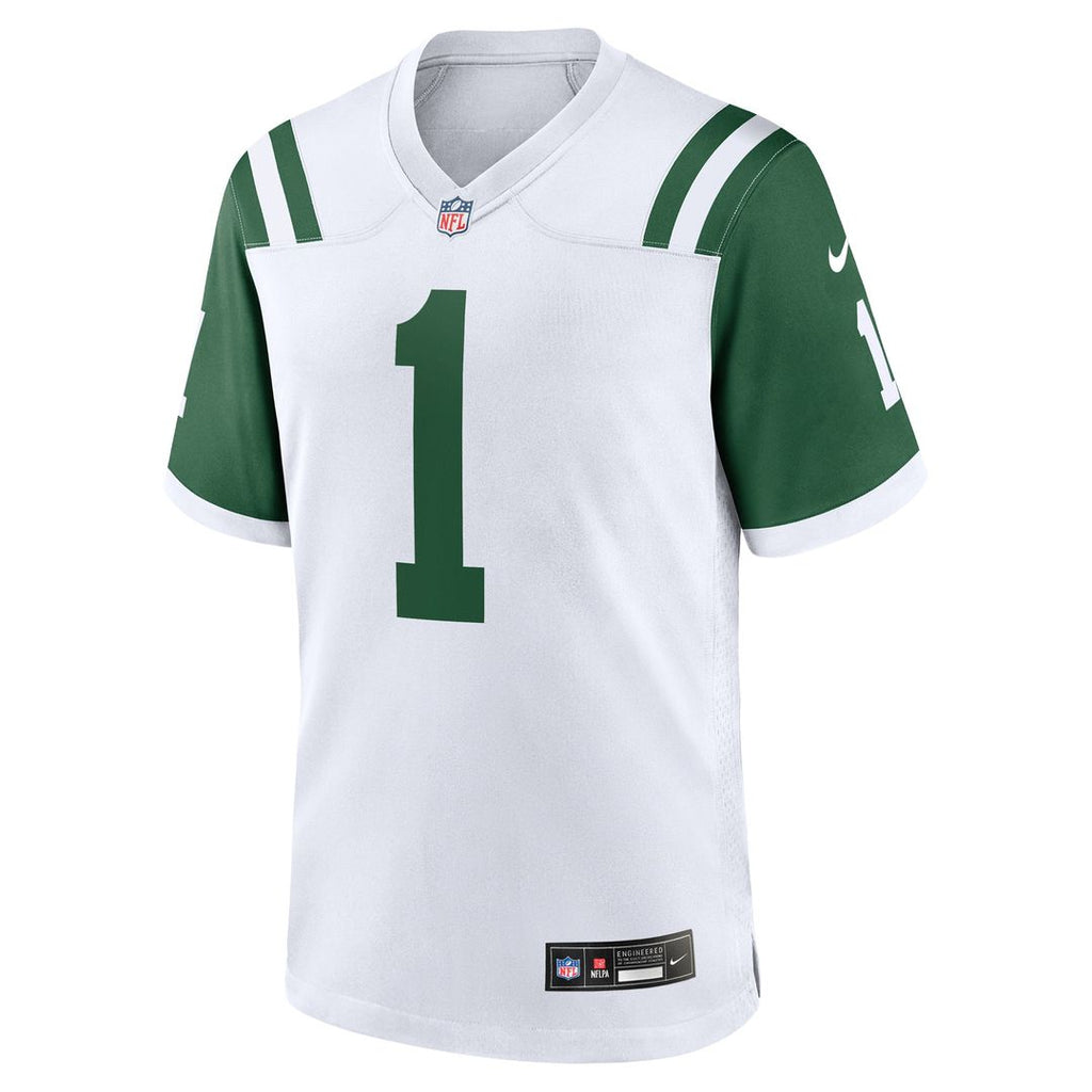 Ahmad Sauce Gardner New York Jets Nike Classic Alternate Game Jersey - White Official NFL Team Apparel Football Fan Gear