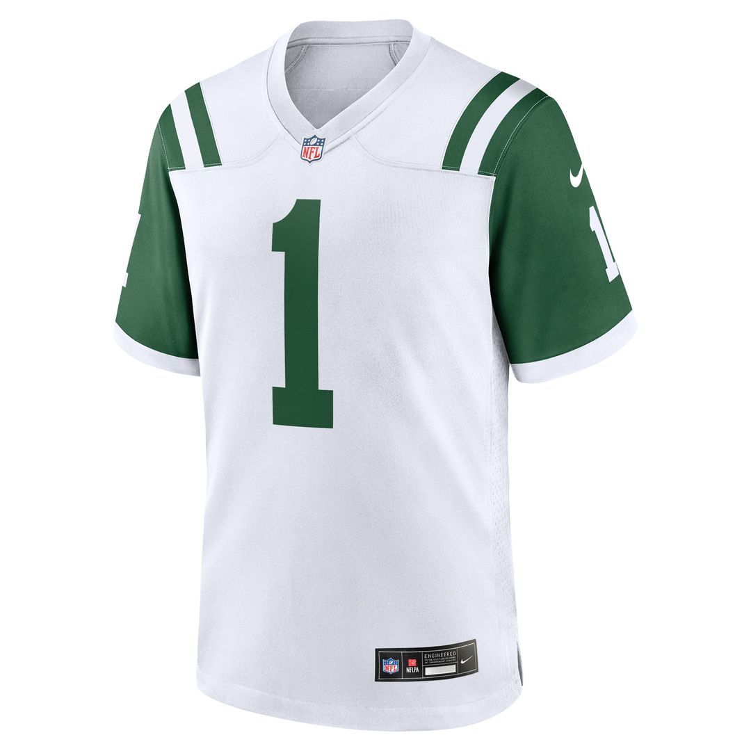 Ahmad Sauce Gardner New York Jets Nike Classic Alternate Game Jersey - White Official NFL Team Apparel Football Fan Gear