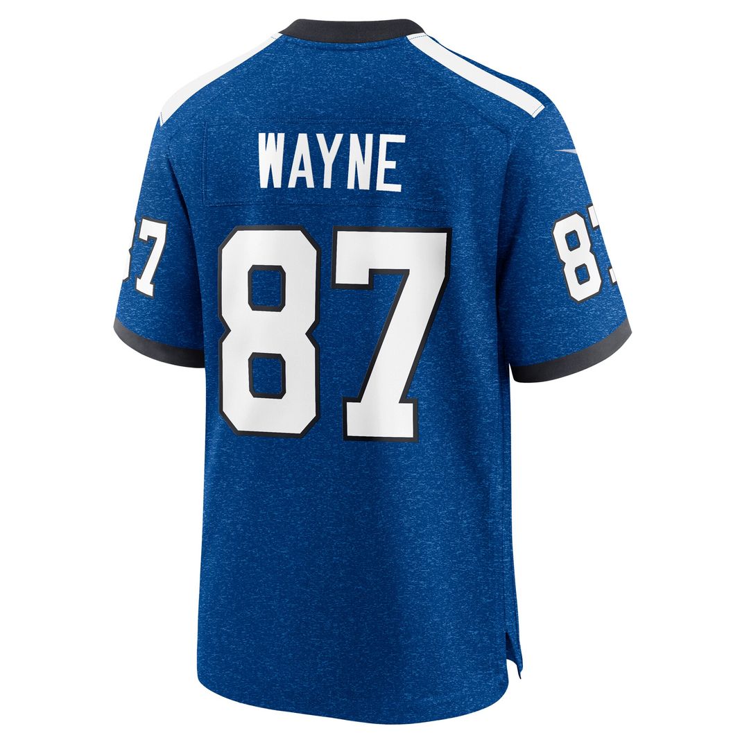 Reggie Wayne Indianapolis Colts Nike Retired Player Alternate Game Jersey - Blue Official NFL Team Apparel Football Fan Gear