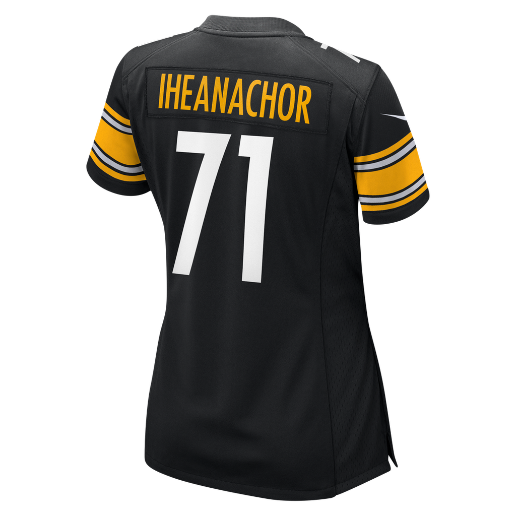 Max Iheanachor Pittsburgh Steelers Nike Women's Team Game Jersey - Black Official NFL Team Apparel Football Fan Gear