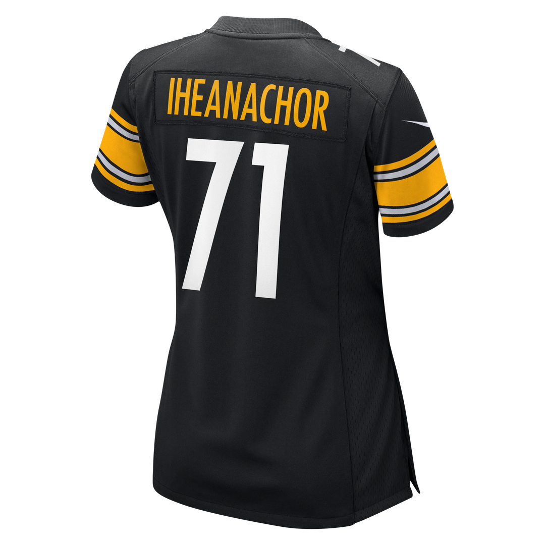 Max Iheanachor Pittsburgh Steelers Nike Women's Team Game Jersey - Black Official NFL Team Apparel Football Fan Gear
