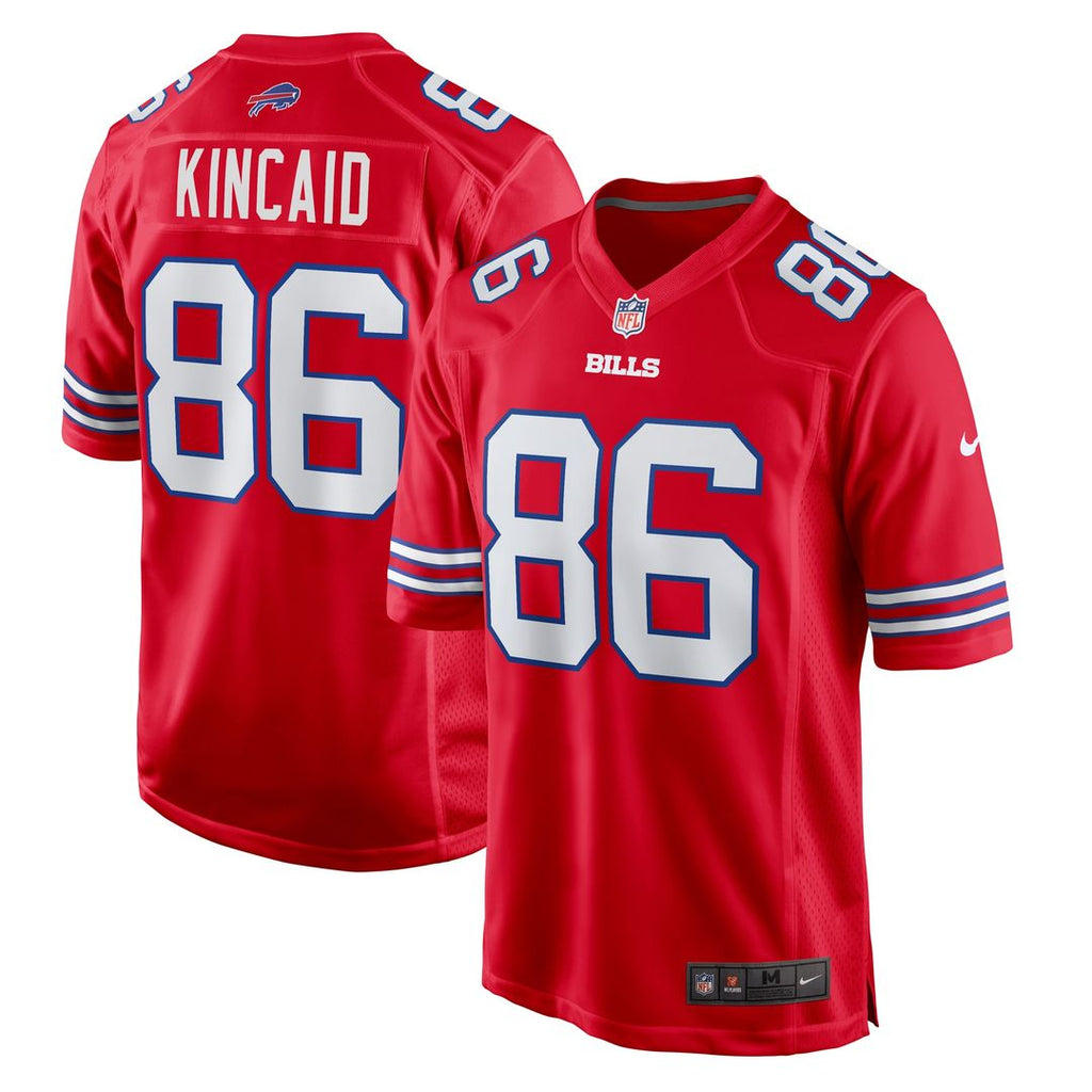 Dalton Kincaid Buffalo Bills Nike Alternate Game Jersey - Red Official NFL Team Apparel Football Fan Gear