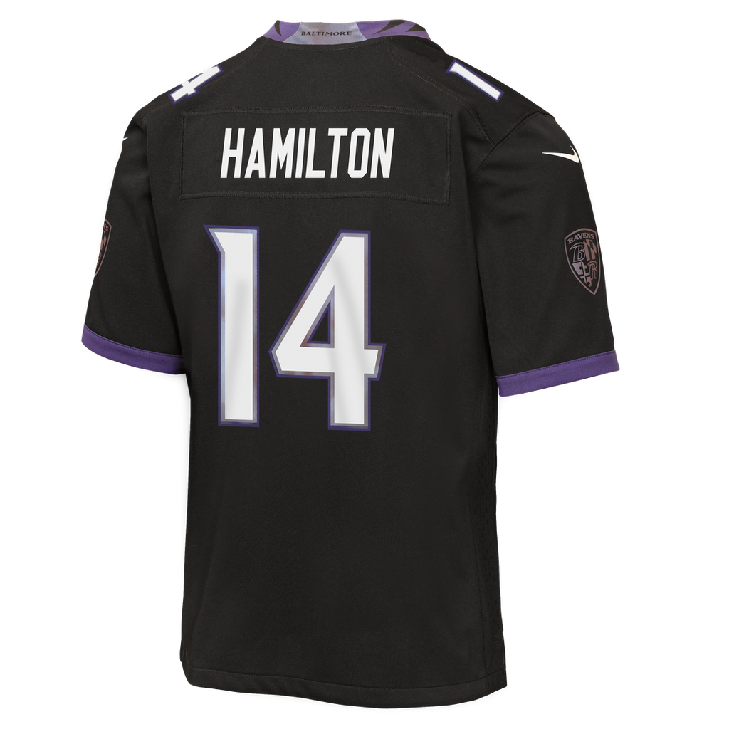 Kyle Hamilton Baltimore Ravens Nike Youth Alternate Game Jersey - Black Official NFL Team Apparel Football Fan Gear
