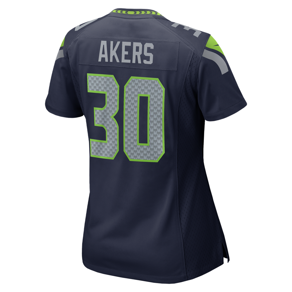 Cam Akers Seattle Seahawks Nike Women's Team Game Jersey - College Navy Official NFL Team Apparel Football Fan Gear