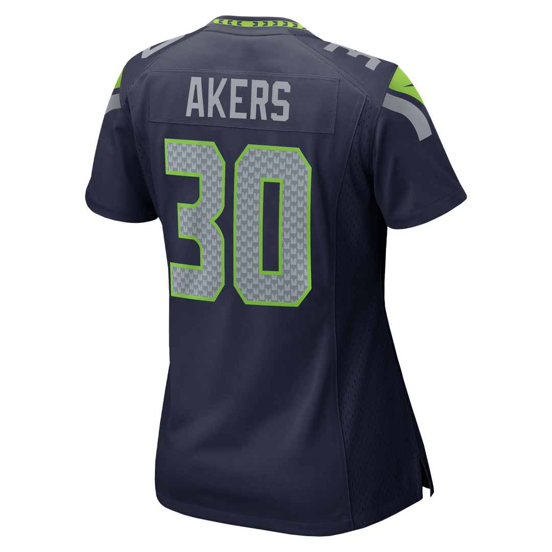 Cam Akers Seattle Seahawks Nike Women's Team Game Jersey - College Navy Official NFL Team Apparel Football Fan Gear