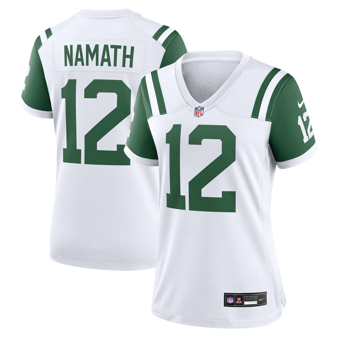 Joe Namath New York Jets Nike Women's Retired Player Alternate Game Jersey - Legacy Black Official NFL Team Apparel Football Fan Gear