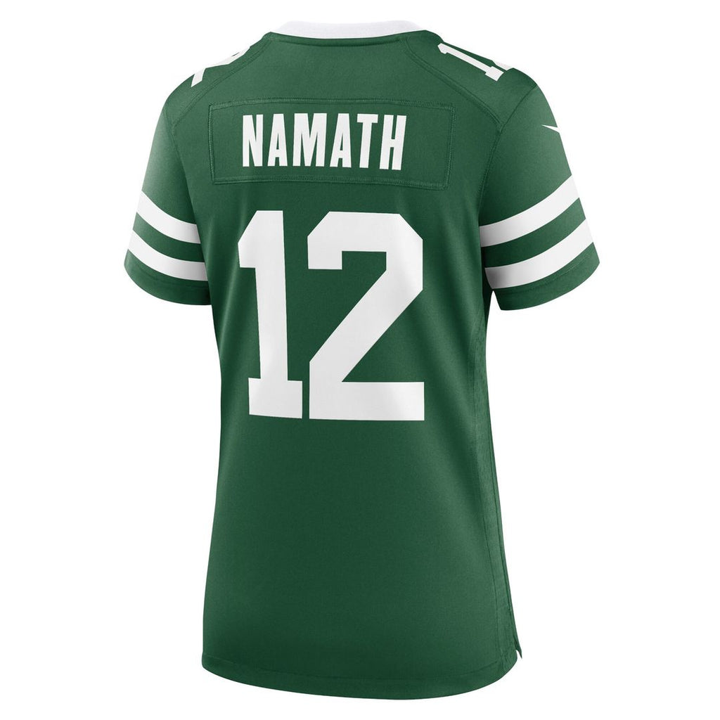 Joe Namath New York Jets Nike Women's Retired Player Game Jersey - Legacy Green Official NFL Team Apparel Football Fan Gear