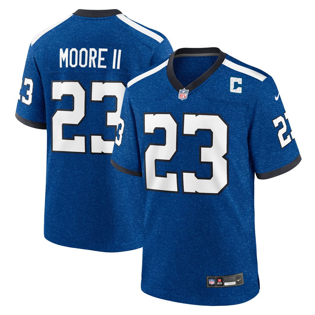 Kenny Moore II Indianapolis Colts Nike Indiana Nights Alternate Game Jersey - Royal Official NFL Team Apparel Football Fan Gear