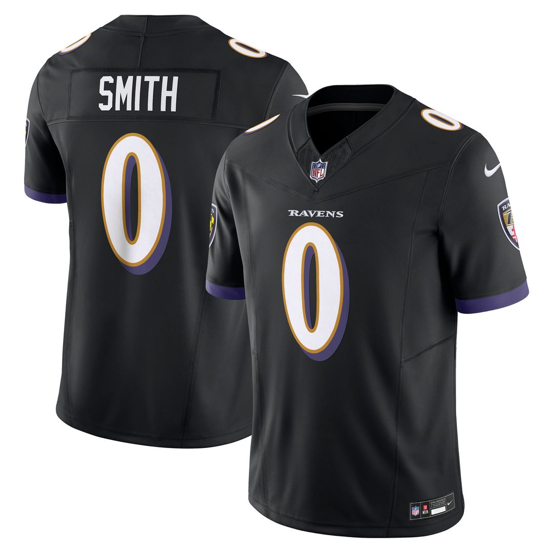 Roquan Smith Baltimore Ravens Nike Alternate Vapor F.U.S.E. Limited Jersey - Black Official NFL Team Apparel Football Fan Gear