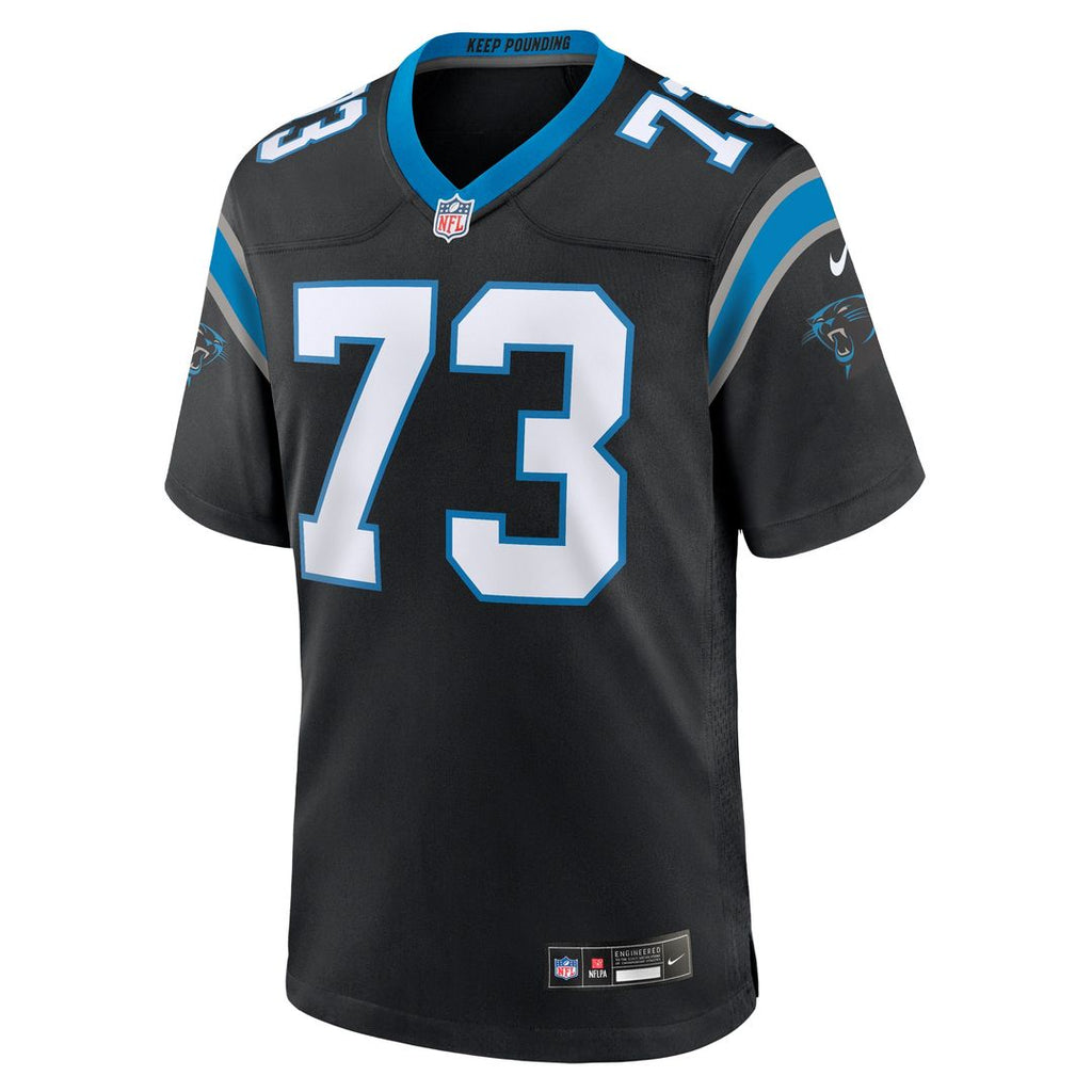 Rashard Lawrence Carolina Panthers Nike Game Jersey - Black Official NFL Team Apparel Football Fan Gear
