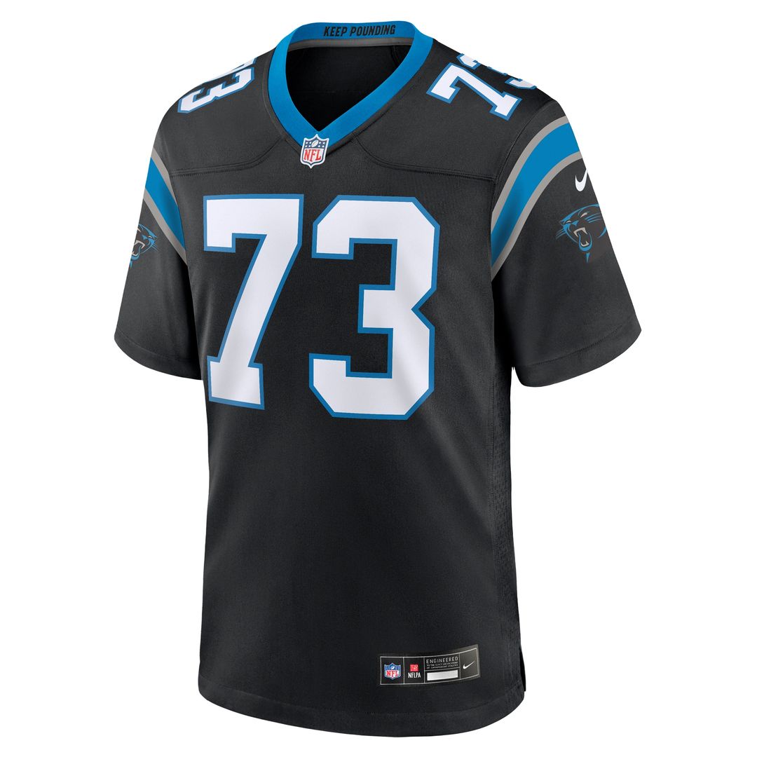 Rashard Lawrence Carolina Panthers Nike Game Jersey - Black Official NFL Team Apparel Football Fan Gear
