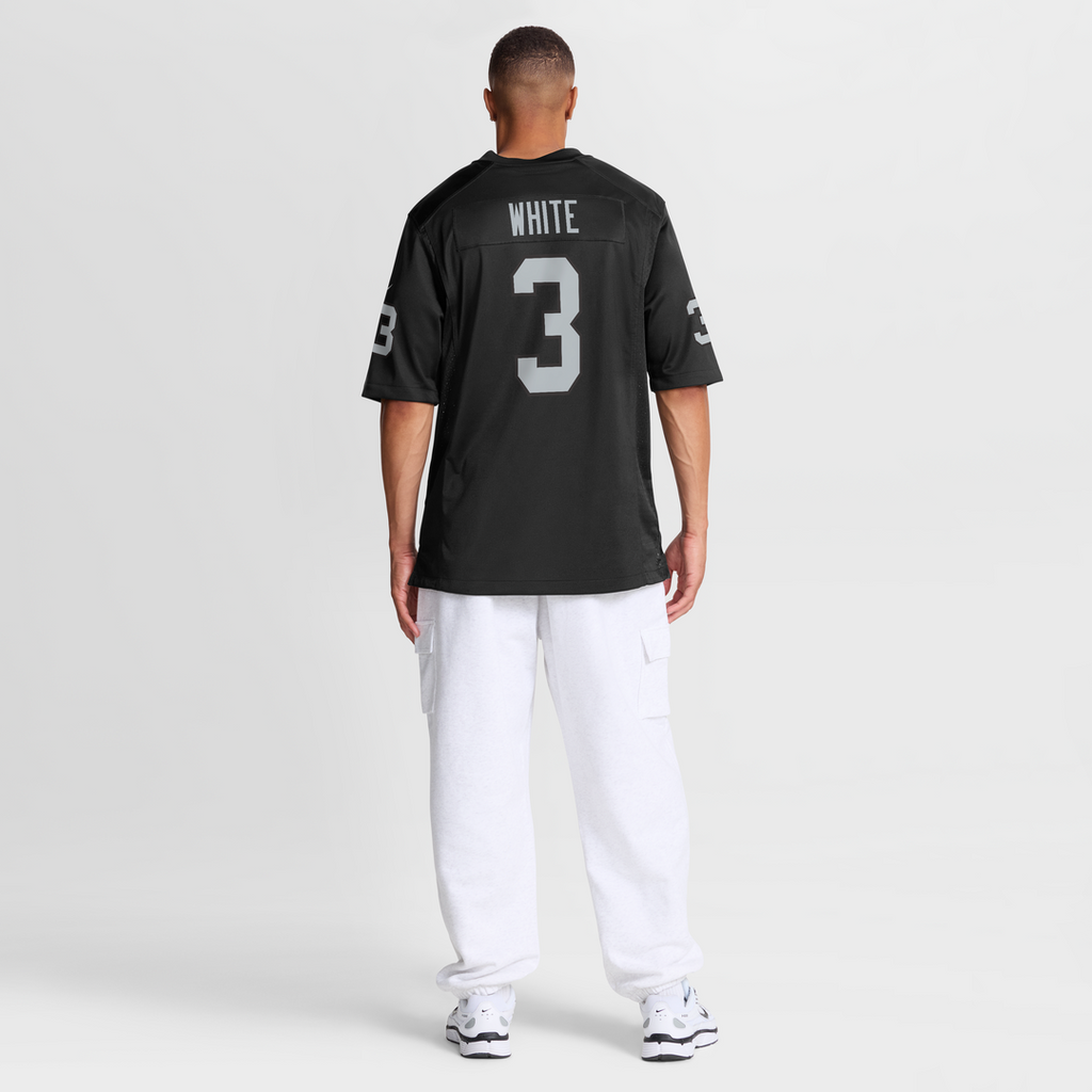 Zamir White Las Vegas Raiders Nike Team Game Jersey - Black Official NFL Team Apparel Football Fan Gear