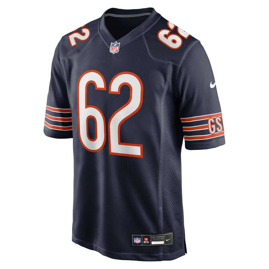 Joe Thuney Chicago Bears Nike Team Game Jersey - Navy Official NFL Team Apparel Football Fan Gear