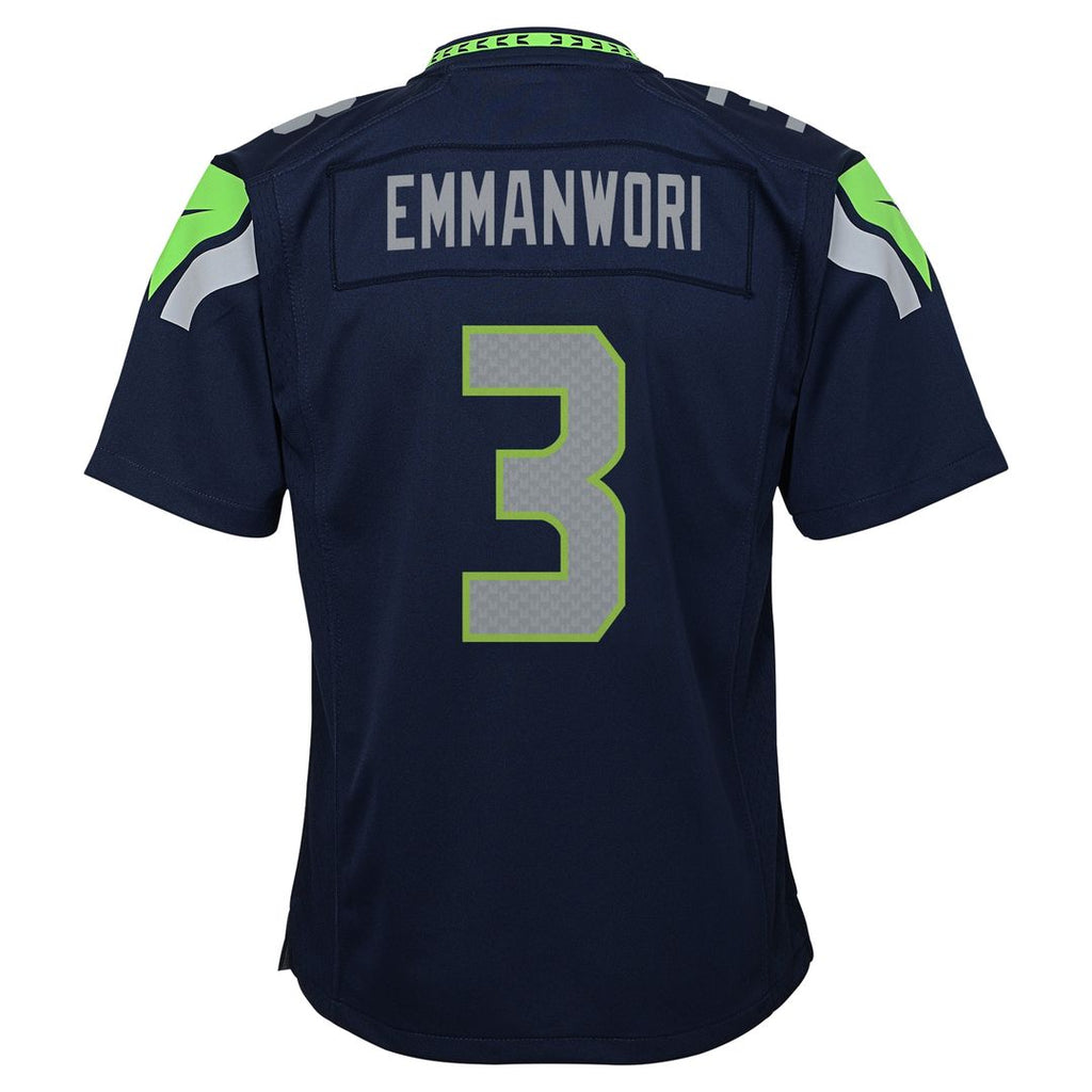 Nick Emmanwori Seattle Seahawks Nike Youth Game Jersey - College Navy Official NFL Team Apparel Football Fan Gear