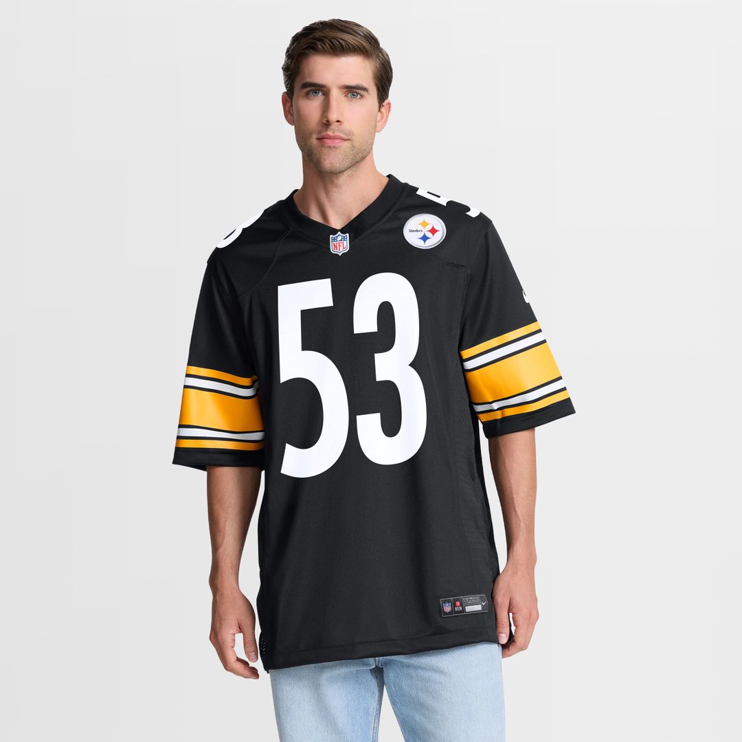 JaWhaun Bentley Pittsburgh Steelers Nike Team Game Jersey - Black Official NFL Team Apparel Football Fan Gear
