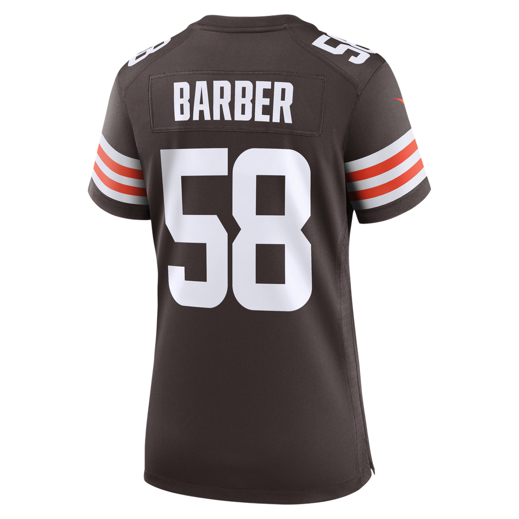Austin Barber Cleveland Browns Nike Women's Team Game Jersey - Brown Official NFL Team Apparel Football Fan Gear
