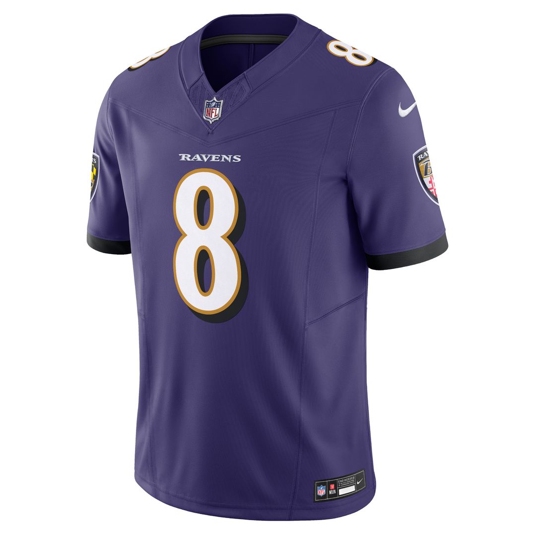 Lamar Jackson Baltimore Ravens Nike Vapor F.U.S.E. Limited Jersey - Purple Official NFL Team Apparel Football Fan Gear