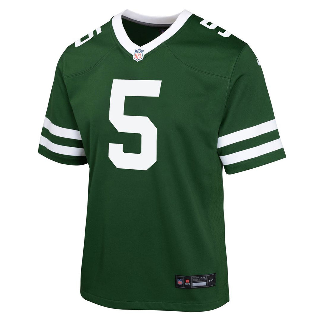 Garrett Wilson New York Jets Nike Youth Game Jersey - Green Official NFL Team Apparel Football Fan Gear