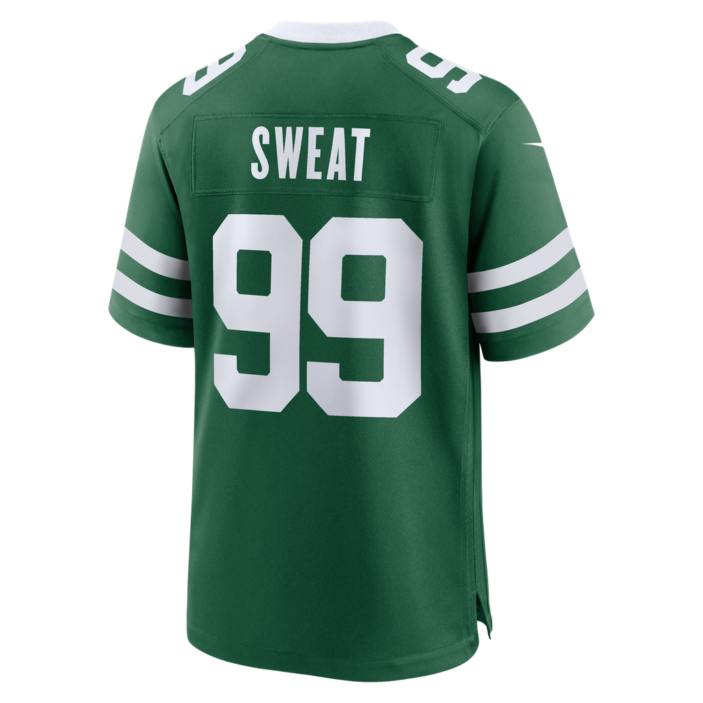 T'Vondre Sweat New York Jets Nike Team Game Jersey - Legacy Green Official NFL Team Apparel Football Fan Gear
