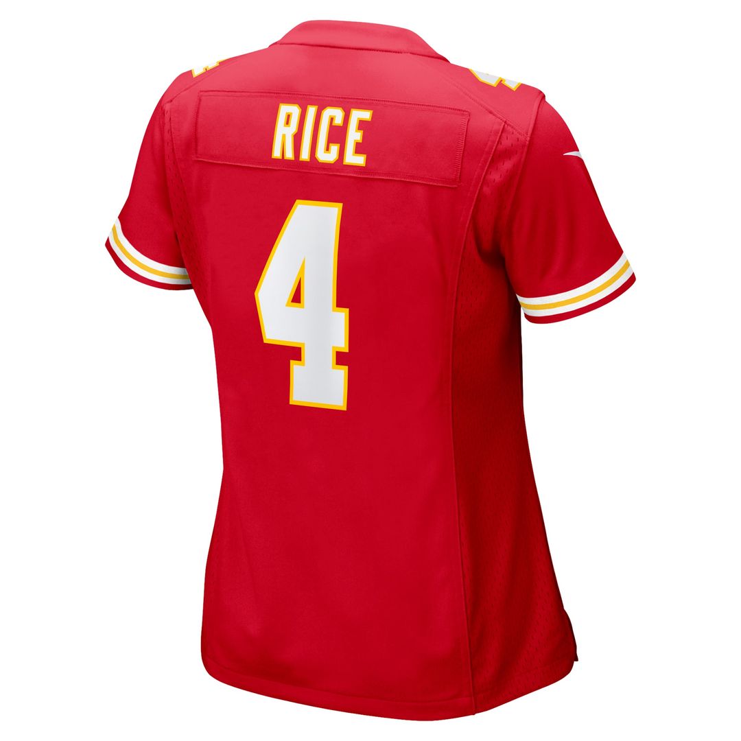Rashee Rice Kansas City Chiefs Nike Women's Game Jersey - Red Official NFL Team Apparel Football Fan Gear
