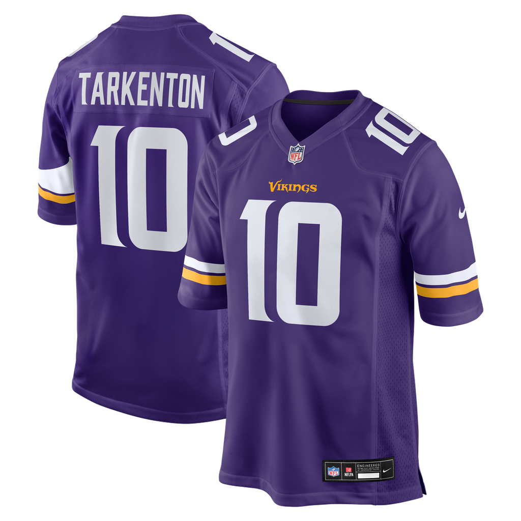 Fran Tarkenton Minnesota Vikings Nike Game Retired Player Jersey - Purple Official NFL Team Apparel Football Fan Gear