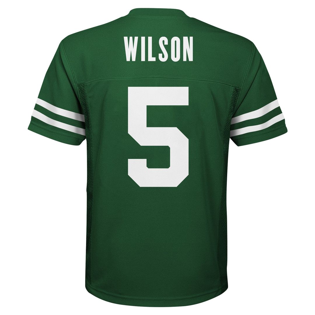 Garrett Wilson New York Jets Preschool Replica Player Jersey - Legend Green Official NFL Team Apparel Football Fan Gear