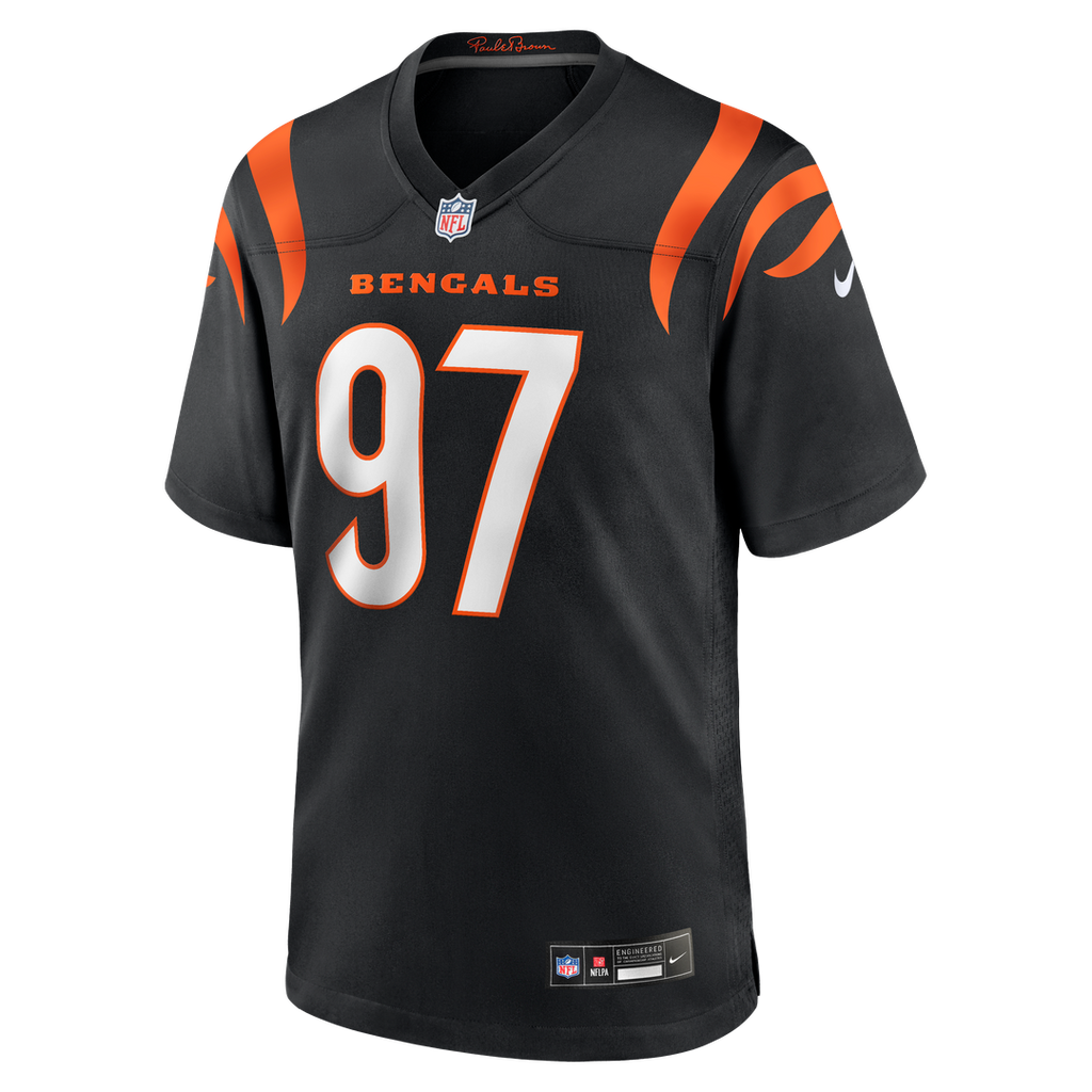 Dexter Lawrence II Cincinnati Bengals Nike Game Jersey - Orange Official NFL Team Apparel Football Fan Gear