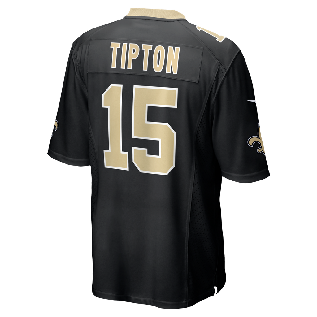 Mason Tipton New Orleans Saints Nike Team Game Jersey - Black Official NFL Team Apparel Football Fan Gear