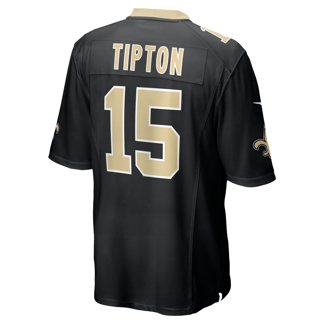 Mason Tipton New Orleans Saints Nike Team Game Jersey - Black Official NFL Team Apparel Football Fan Gear