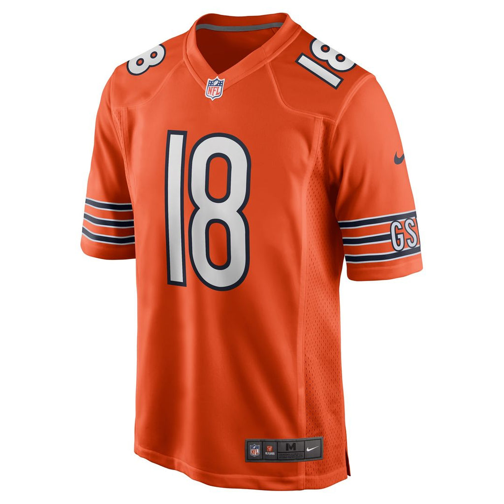Caleb Williams Chicago Bears Nike Alternate Player Game Jersey - Orange Official NFL Team Apparel Football Fan Gear