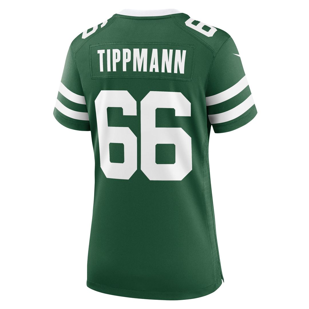 Joe Tippmann New York Jets Nike Women's Game Jersey - Legacy Green Official NFL Team Apparel Football Fan Gear