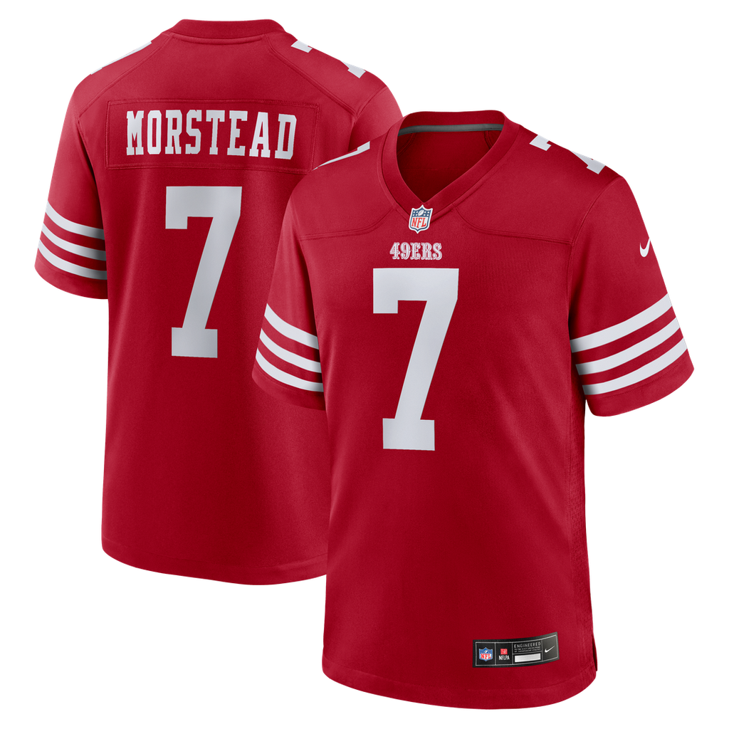 Thomas Morstead San Francisco 49ers Nike Team Game Jersey - Scarlet Official NFL Team Apparel Football Fan Gear