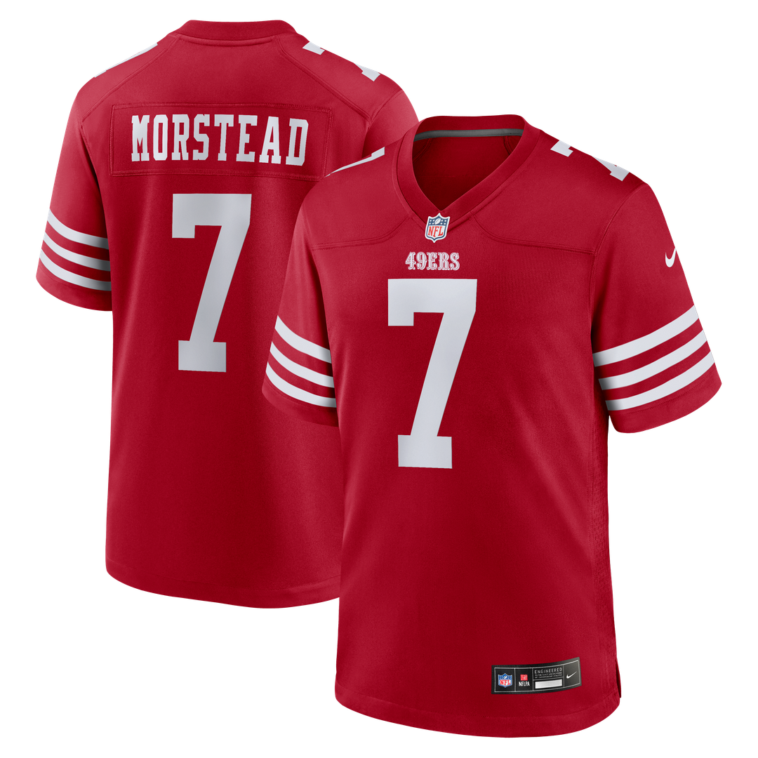 Thomas Morstead San Francisco 49ers Nike Team Game Jersey - Scarlet Official NFL Team Apparel Football Fan Gear