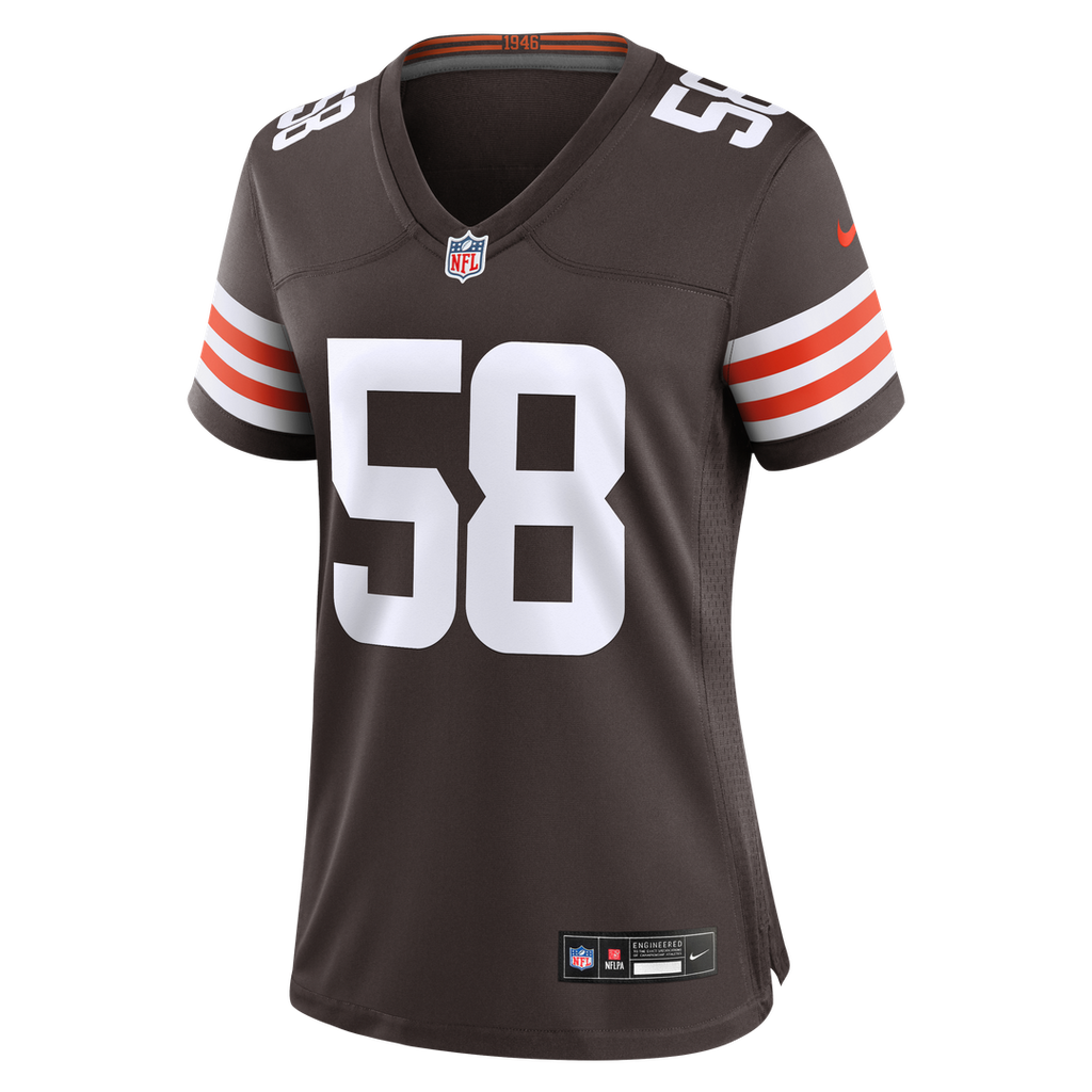Austin Barber Cleveland Browns Nike Women's Team Game Jersey - Brown Official NFL Team Apparel Football Fan Gear