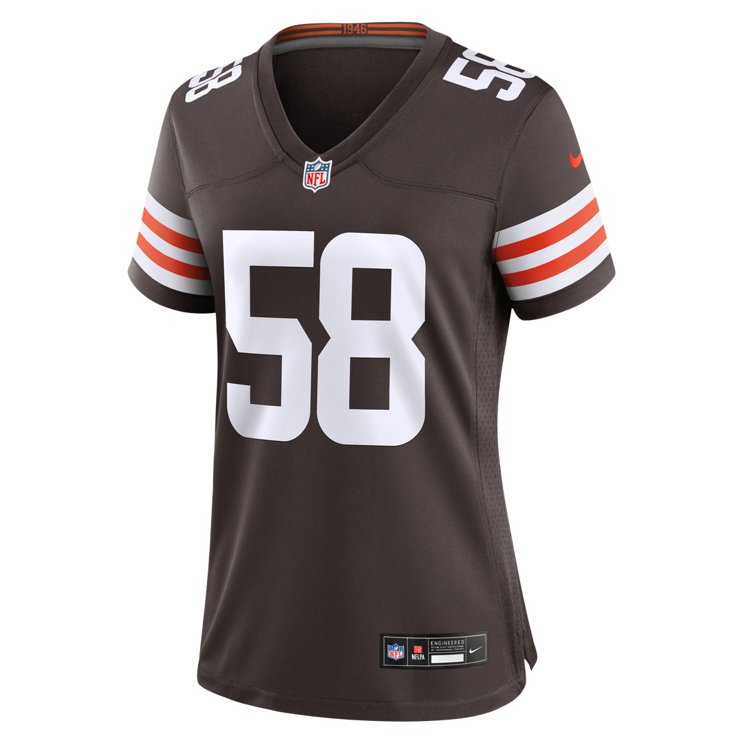 Austin Barber Cleveland Browns Nike Women's Team Game Jersey - Brown Official NFL Team Apparel Football Fan Gear