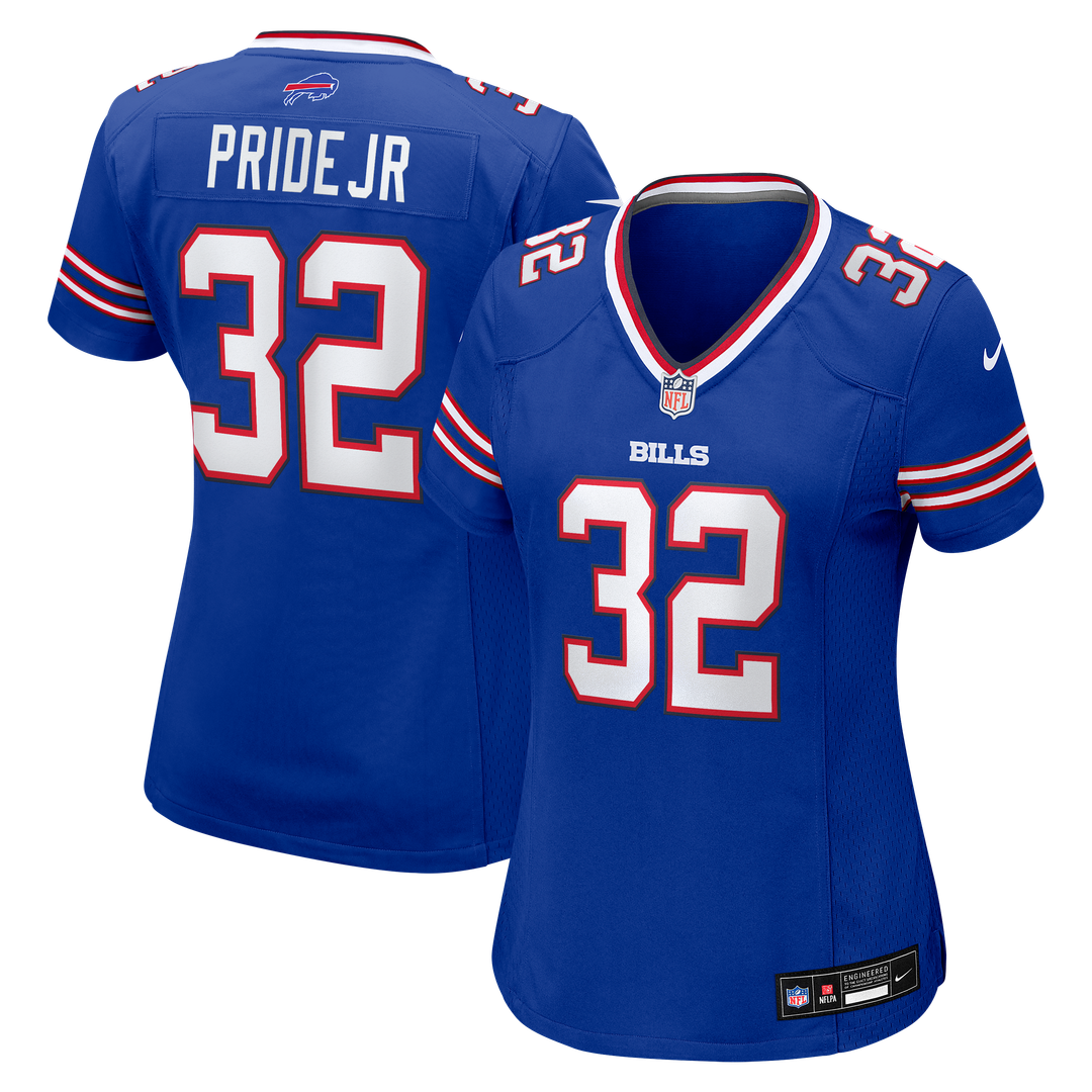 Toriano Pride Jr. Buffalo Bills Nike Women's Team Game Jersey - Royal Official NFL Team Apparel Football Fan Gear