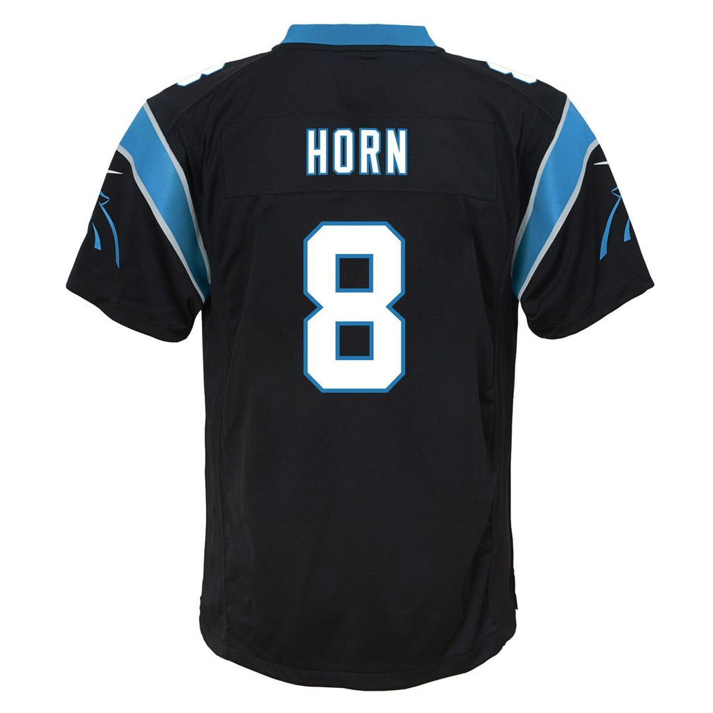 Jaycee Horn Carolina Panthers Nike Youth Game Jersey - Black Official NFL Team Apparel Football Fan Gear