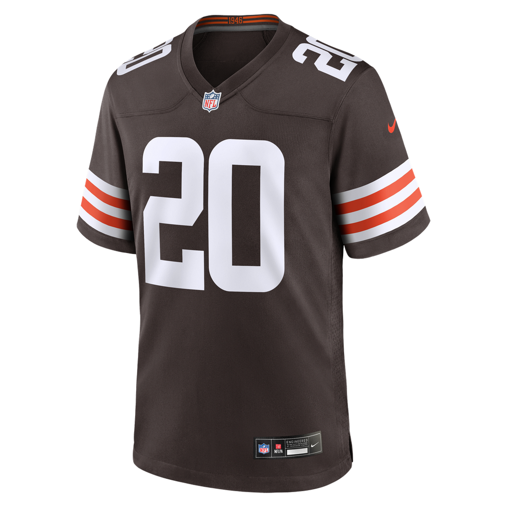 Greg Newsome II Cleveland Browns Nike Game Jersey - Brown Official NFL Team Apparel Football Fan Gear