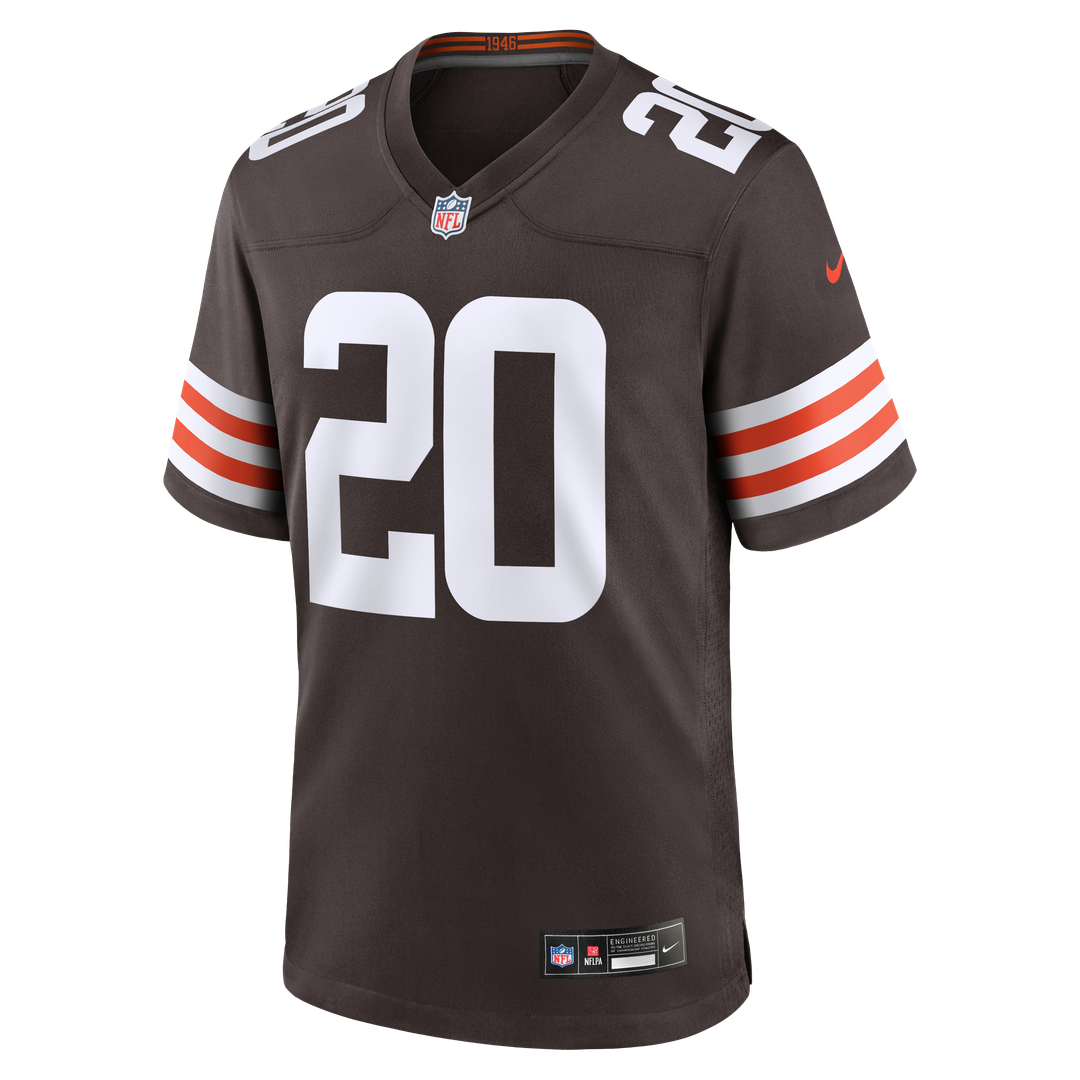 Greg Newsome II Cleveland Browns Nike Game Jersey - Brown Official NFL Team Apparel Football Fan Gear