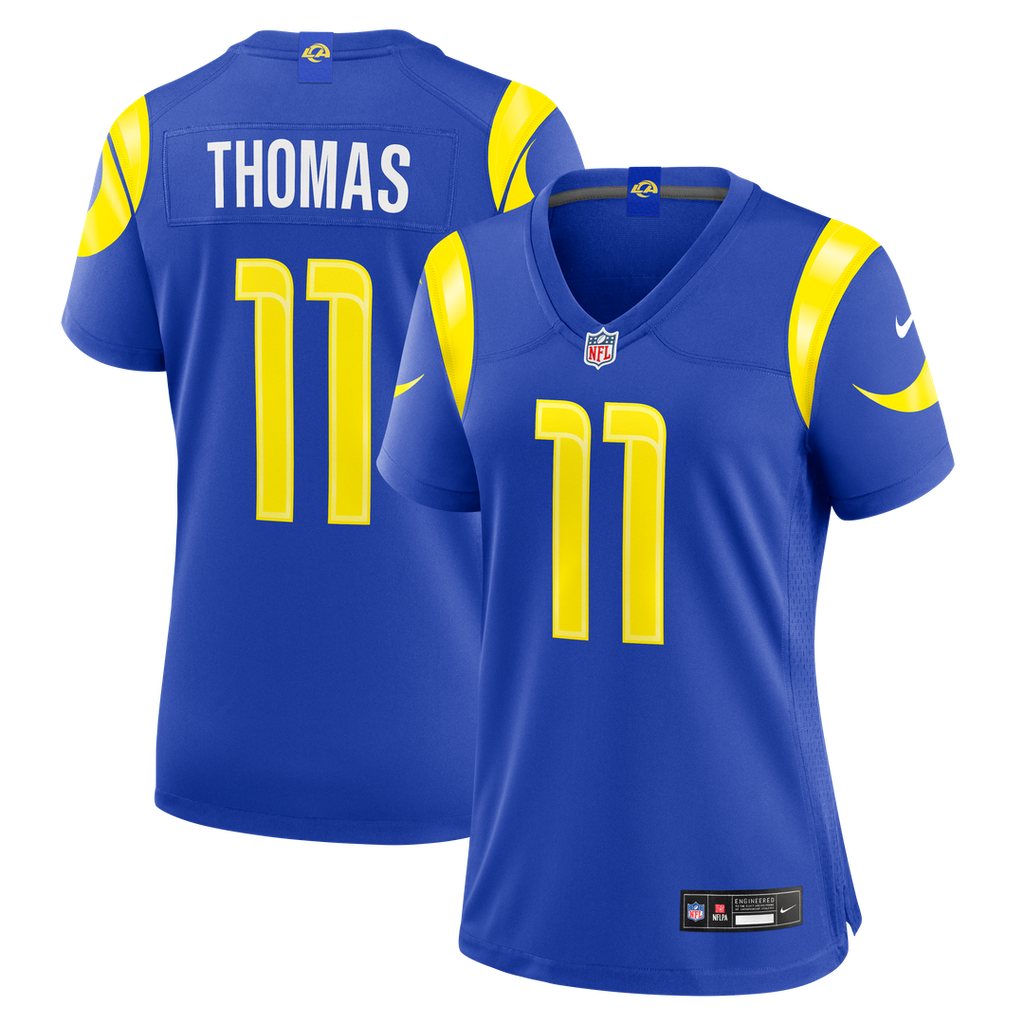 Keir Thomas Los Angeles Rams Nike Women's Team Game Jersey - Royal Official NFL Team Apparel Football Fan Gear
